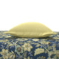 Home Essential King Printed Bedsheet, 144TC, 100% Cotton-Elaila Navy Blue