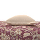 Home Essential King Printed Bedsheet, 144TC, 100% Cotton-Elaila Mauve