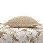 Home Essential King Printed Bedsheet, 144TC, 100% Cotton-Osiris Brown