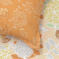 Home Essential King Printed Bedsheet, 144TC, 100% Cotton-Saher Orange