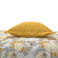 Home Essential King Printed Bedsheet, 144TC, 100% Cotton-Saher Yellow
