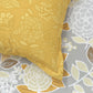 Home Essential King Printed Bedsheet, 144TC, 100% Cotton-Saher Yellow