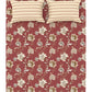 Home Essential King Printed Bedsheet, 144TC, 100% Cotton-Yasmin Red