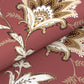 Home Essential King Printed Bedsheet, 144TC, 100% Cotton-Yasmin Red