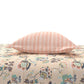 Home Essential King Printed Bedsheet, 144TC, 100% Cotton-Nayra Peach