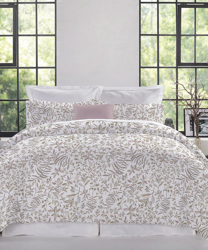 Luxe Home King Bedsheet, Symphony|300 TC Cotton Bamboo|2 Pillow Covers