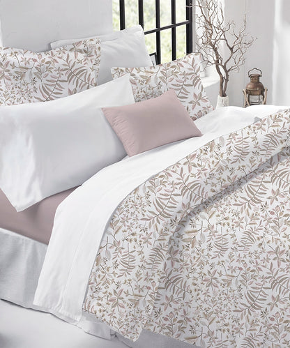 Luxe Home King Bedsheet, Symphony|300 TC Cotton Bamboo|2 Pillow Covers