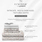 Luxe Home King Bedsheet, Symphony|300 TC Cotton Bamboo|2 Pillow Covers