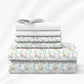Luxe Home King Bedsheet, Amber|300 TC Cotton Bamboo|2 Pillow Covers