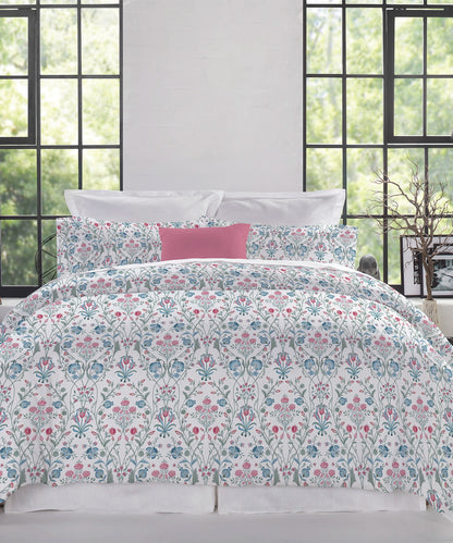 Luxe Home King Bedsheet, Khalij|300 TC Cotton Bamboo|2 Pillow Covers