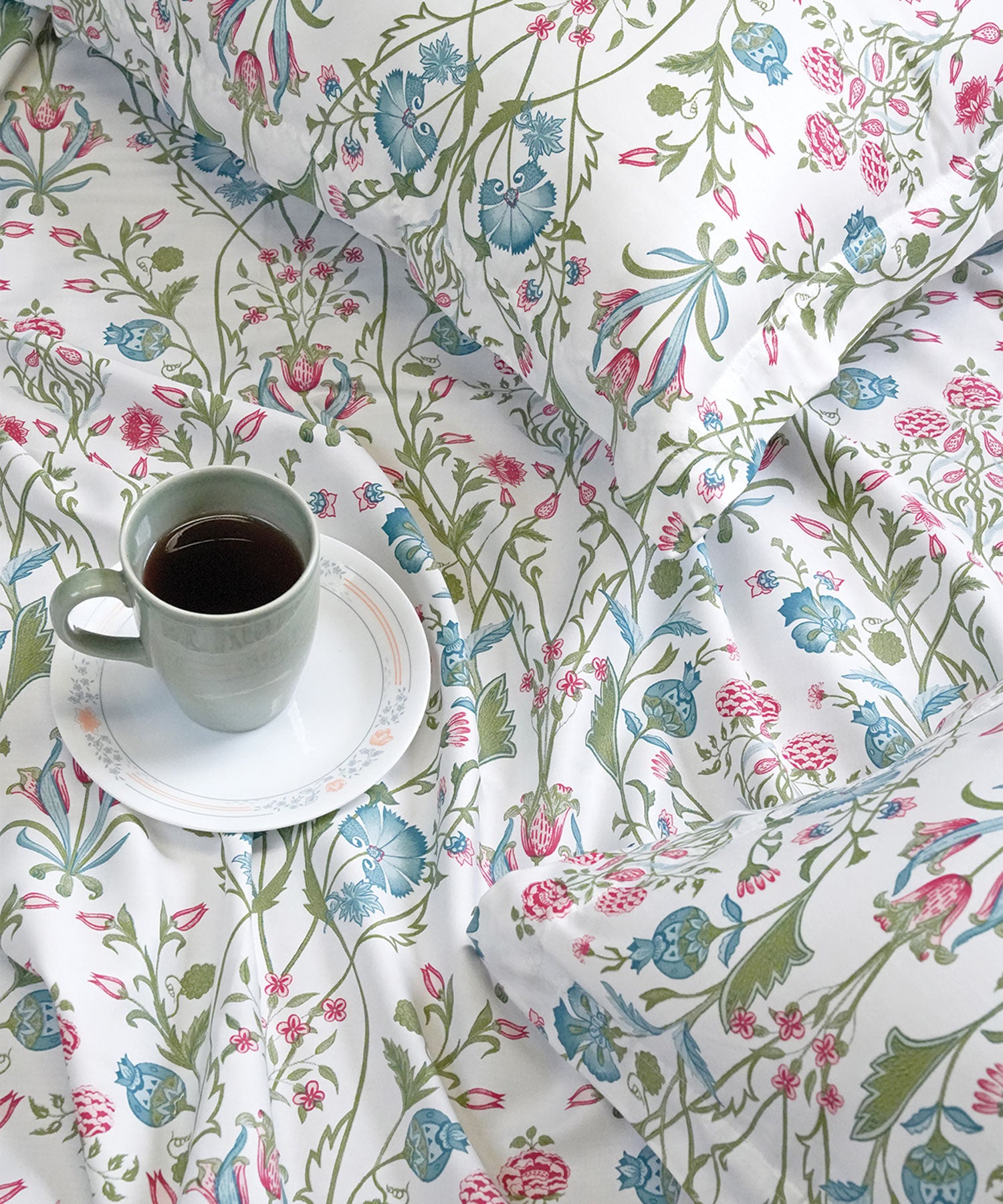 Luxe Home King Bedsheet, Khalij|300 TC Cotton Bamboo|4 Pillow Covers