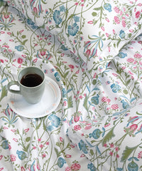 Luxe Home King Bedsheet, Khalij|300 TC Cotton Bamboo|4 Pillow Covers