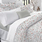 Luxe Home King Bedsheet, Ginni|300 TC Cotton Bamboo|2 Pillow Covers