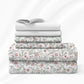 Luxe Home King Bedsheet, Ginni|300 TC Cotton Bamboo|2 Pillow Covers