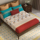 Home Essential Vasant King Bedsheet Gift Set|144 TC Cotton|Navodaya Red |2 Pillow Covers