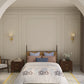 Home Essential Vasant King Bedsheet Gift Set|144 TC Cotton |Navvarsh Blue|2 Pillow Covers