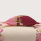 Home Essential Vasant King Bedsheet Gift Set|144 TC Cotton |Navya Pink|2 Pillow Covers