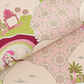 Home Essential Vasant King Bedsheet Gift Set|144 TC Cotton |Navya Pink|2 Pillow Covers