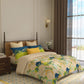 Home Essential Vasant King Bedsheet Gift Set|144 TC Cotton |Navya Peach|2 Pillow Covers