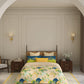 Home Essential Vasant King Bedsheet Gift Set|144 TC Cotton |Navya Peach|2 Pillow Covers