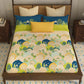 Home Essential Vasant King Bedsheet Gift Set|144 TC Cotton |Navya Peach|2 Pillow Covers