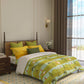 Home Essential Vasant King Bedsheet Gift Set|144 TC Cotton |Raasleela Green |2 Pillow Covers