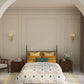 Home Essential Vasant King Bedsheet Gift Set|144 TC Cotton |Siddhi Grey |2 Pillow Covers