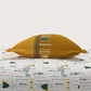 Home Essential Vasant King Bedsheet Gift Set|144 TC Cotton |Siddhi Grey |2 Pillow Covers