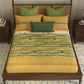 Home Essential Vasant King Bedsheet Gift Set|144 TC Cotton |Upaj Sand |2 Pillow Covers