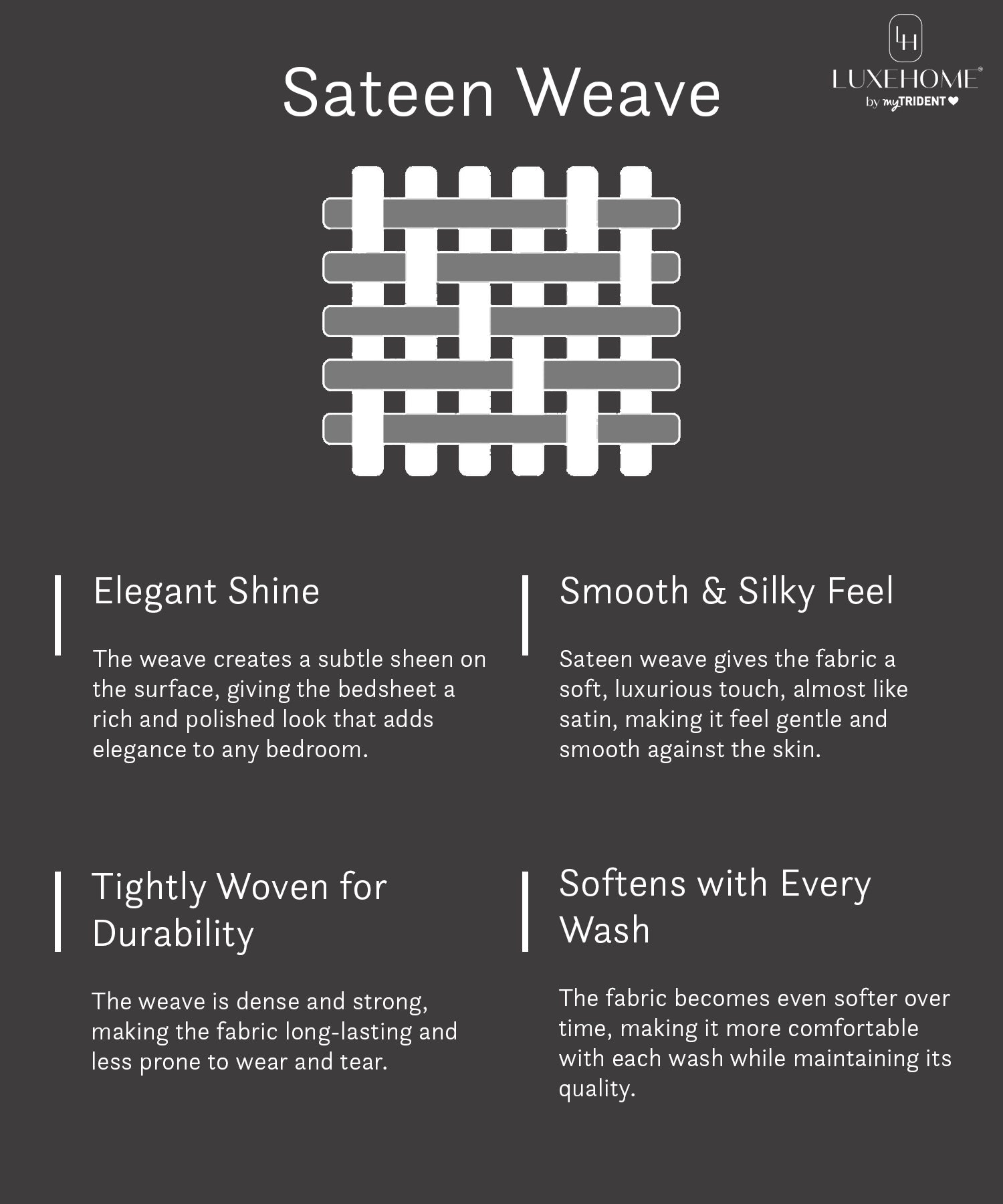 Luxe Home King Bedsheet, Aurelia|600 TC Cotton|4 Pillow Covers