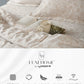 Luxe Home King Bedsheet, Solace|600 TC Cotton|4 Pillow Covers