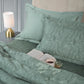 Luxe Home King Bedsheet, Noire|600 TC Cotton|4 Pillow Covers