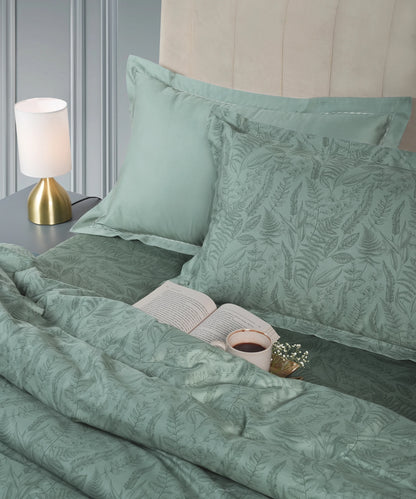Luxe Home King Bedsheet, Noire|600 TC Cotton|4 Pillow Covers
