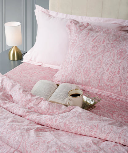 Luxe Home King Bedsheet, Majesty|600 TC Cotton|4 Pillow Covers