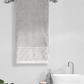 GEO COLLECTION BATH TOWEL, GREY