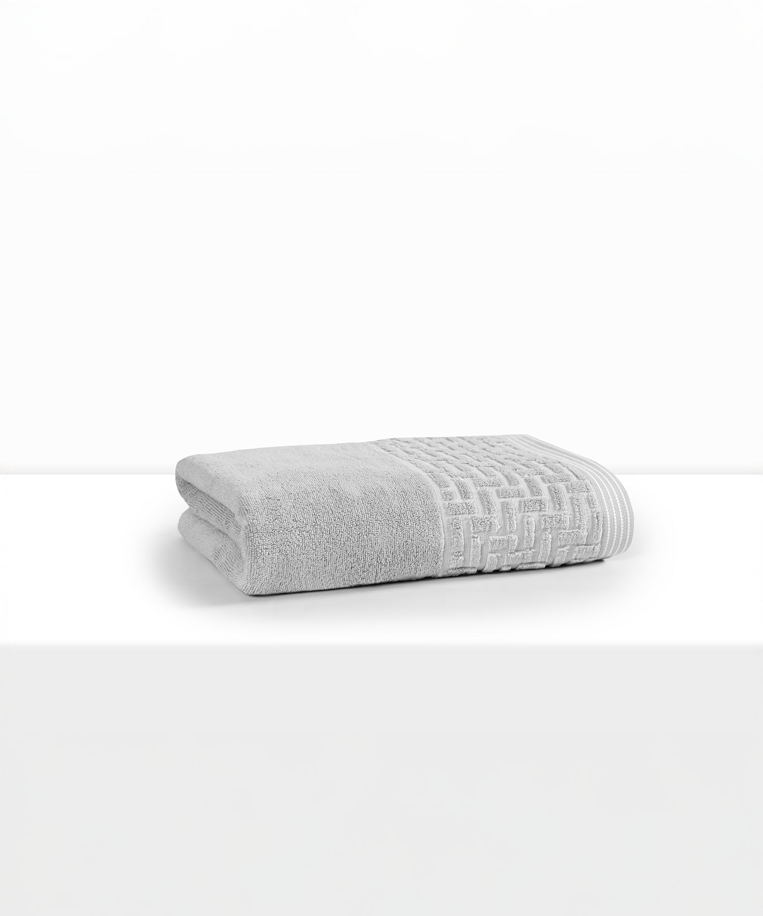 GEO COLLECTION BATH TOWEL, GREY
