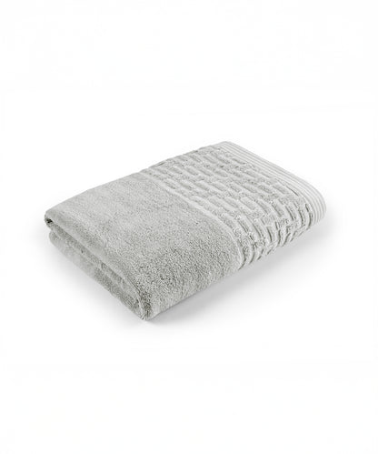 GEO COLLECTION BATH TOWEL, GREY