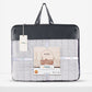 Nectarsoft Italian Retreat King Bedcover Set, S Grey|90 GSM Cotton|3 Pc Set