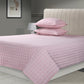 Nectarsoft Italian Retreat King Bedcover Set, Blush|90 GSM Cotton|3 Pc Set
