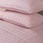 Nectarsoft Italian Retreat King Bedcover Set, Blush|90 GSM Cotton|3 Pc Set