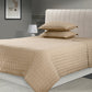 Nectarsoft Italian Retreat King Bedcover Set, Taupe|90 GSM Cotton|3 Pc Set
