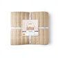 Nectarsoft Italian Retreat King Bedcover Set, Taupe|90 GSM Cotton|3 Pc Set