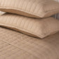 Nectarsoft Italian Retreat King Bedcover Set, Mocha|90 GSM Cotton|3 Pc Set