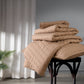 Nectarsoft Italian Retreat King Bedcover Set, Mocha|90 GSM Cotton|3 Pc Set