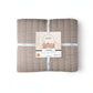 Nectarsoft Italian Retreat King Bedcover Set, Khaki|90 GSM Cotton|3 Pc Set