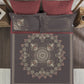 Classic Threads of India King Bedsheet Set, Gota Patti| 210 TC Cotton| 4 Pillow Covers