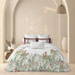 Classic Threads of India King Bedsheet Set, Kantha| 210 TC Cotton| 4 Pillow Covers