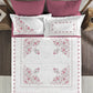 Classic Threads of India King Bedsheet Set, Marble Inlay| 210 TC Cotton| 4 Pillow Covers