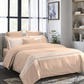 Indulgence Symphony of Threads Bedsheet Gift Set, Almond Peach| 300 TC Kasturi Cotton|4 Pillow Covers
