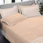 Indulgence Symphony of Threads Bedsheet Gift Set, Almond Peach| 300 TC Kasturi Cotton|4 Pillow Covers